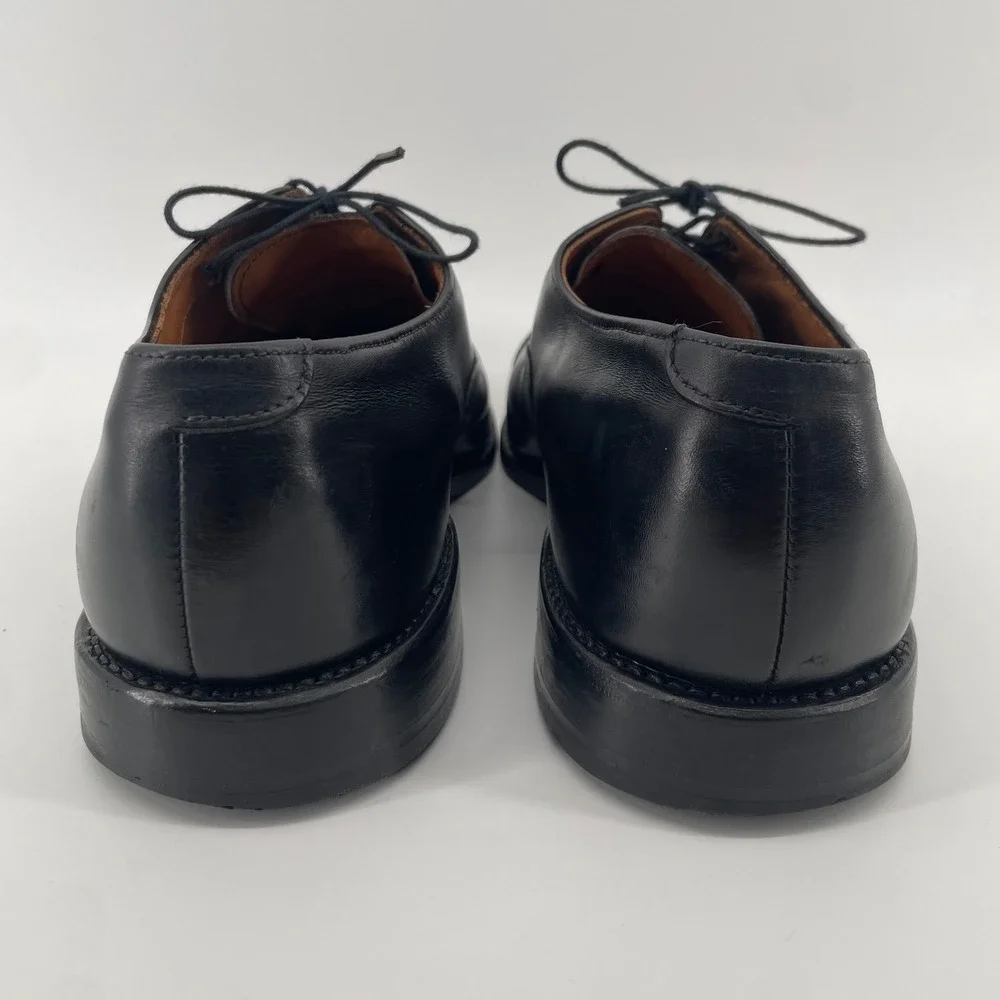 ECCO Cap Toe Oxford Men 8 Black Leather Lace Up Dress Shoes 87298 12